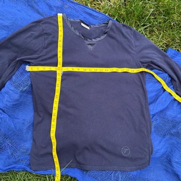 🩷 Temperly London; Designer loved by Stars! Over-Sized Navy L/S Top w/Satin M/L! - Picture 7 of 11